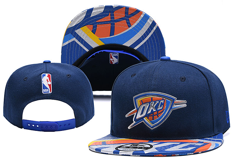 NBA Oklahoma City Thunder Stitched Snapback Hats 002